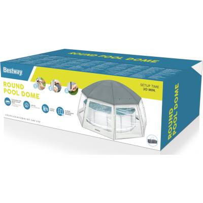 Altana pawilon namiot na basen jacuzzi spa 6x6x3 m - Bestway 58612