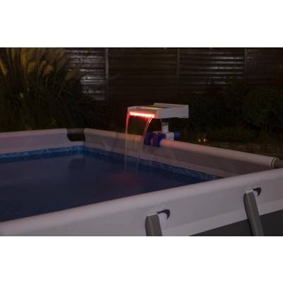 Kolorowa kaskada wodospad LED do basenu - Bestway 58619
