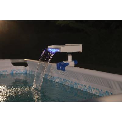 Kolorowa kaskada wodospad LED do basenu - Bestway 58619