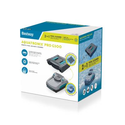Samojezdny odkurzacz do basenu na akumulator AQUATRONIX G300 - Bestway 58942