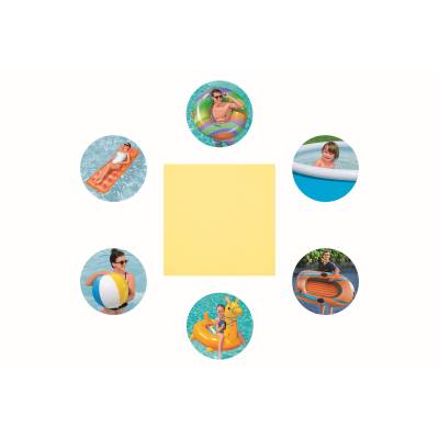 Wodoodporne przezroczyste łatki naprawcze 10 szt. - Bestway 62091