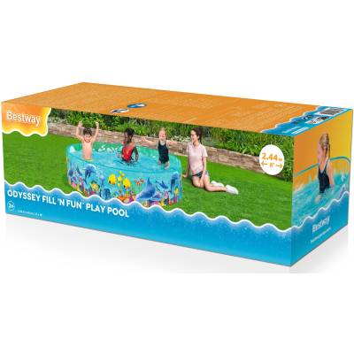 Duży basen dla dzieci 244x46 cm ODYSEJA - Bestway 55031