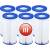 6 x filtr typu "III" do pompy basenowej zestaw - Bestway 58012