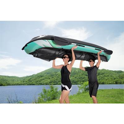 KAJAK VENTURA ELITE X2 330x86 cm + POMPKA / WIOSŁA - BESTWAY 65052