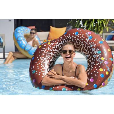 Koło nadmuchiwane pączek 107 cm oponka - czekolada - Bestway 36118