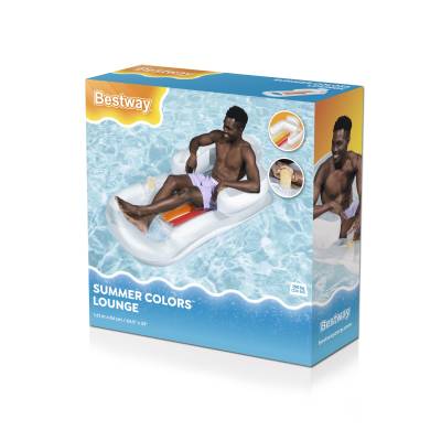 Dmuchany materac na wodę 161x84 cm - BIAŁY - Bestway 43028