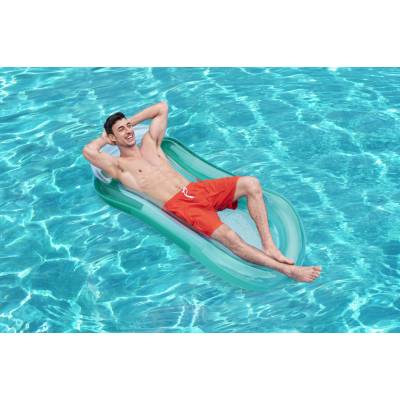 FOTEL MATERAC DO PŁYWANIA ZIELONY 160x84 cm - BESTWAY 43103