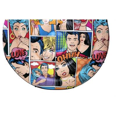 DMUCHANA WYSPA DOPŁYWANIA POP ART 188 cm - BESTWAY 43264