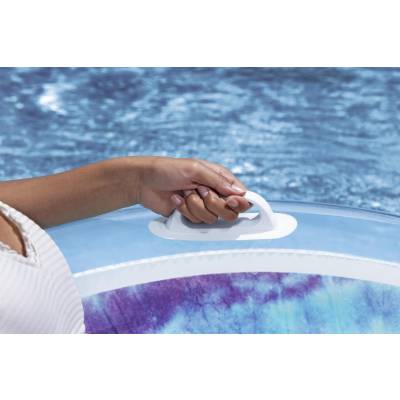 Koło do pływania z oparciem TIE DYE 118x117 cm - Bestway 43637