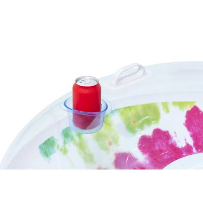 Koło do pływania z oparciem TIE DYE 118x117 cm - Bestway 43637