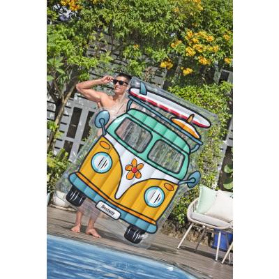 Materac plażowy do pływania VAN ogórek VW 164x127x18 cm - Bestway 43952