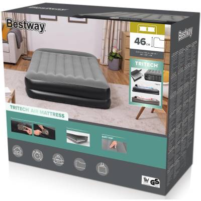 Dmuchany materac do spania 203x152x46 cm - Bestway 67403