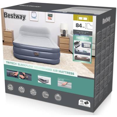 Dmuchany materac do spania 226x152x84 cm - Bestway 67923