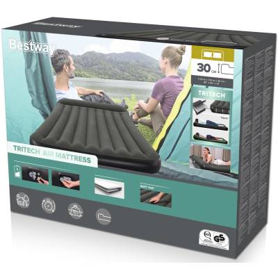 Dmuchany materac do spania 203x152x30 cm - Bestway 67930