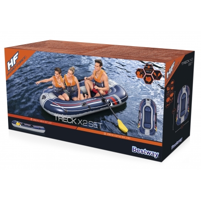 PONTON TRECK X2 SET + WIOSŁA / POMPKA - BESTWAY 61068