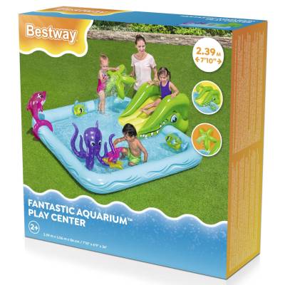 Wodny plac zabaw - Fantastyczne Akwarium - 239x206x86 cm - Bestway 53052