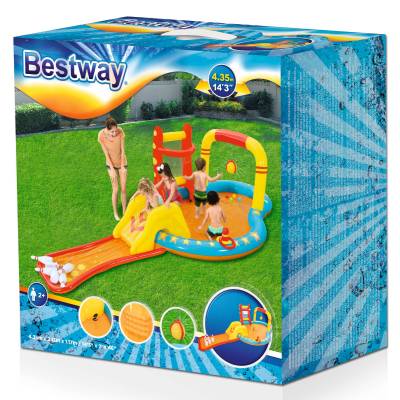 WODNY PLAC ZABAW KRĘGLE 435x213x117 cm - BESTWAY 53068