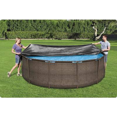 Winylowa pokrywa na basen stelażowy 366 cm - Bestway 58037