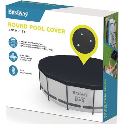 Pokrywa na basen stelażowy 457 cm - Bestway 58038