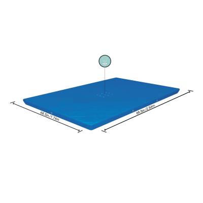 Pokrywa na basen stelażowy 259x170x61 cm - Bestway 58105