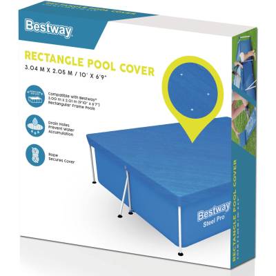 Pokrywa na basen stelażowy 300x201 cm - Bestway 58106