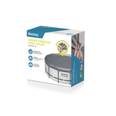 Pokrywa na basen stelażowy 366 cm PREMIUM - Bestway 58949