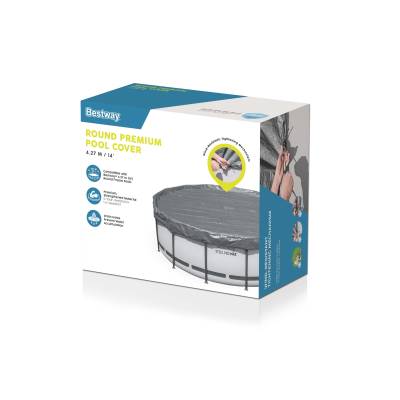 Pokrywa na basen stelażowy 427 cm PREMIUM - Bestway 58950