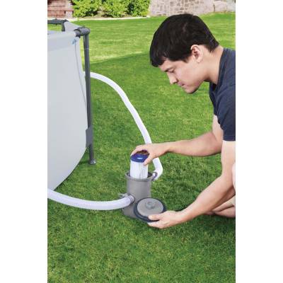 POMPA FILTRUJĄCA DO BASENU 1249 l/h + FILTR - BESTWAY 58381