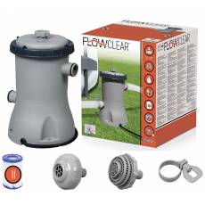 POMPA FILTRUJĄCA DO BASENU 2006 L/h + FILTR - BESTWAY 58383