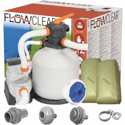 POMPA PIASKOWA DO BASENU 11355 L/h + PIASEK - BESTWAY 58486