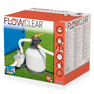 POMPA PIASKOWA DO BASENU 11355 L/h + PIASEK - BESTWAY 58486