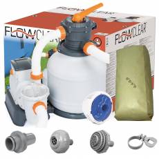 POMPA PIASKOWA DO BASENU 8327 L/h + PIASEK - BESTWAY 58499