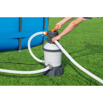 POMPA PIASKOWA DO BASENU 3028 L/h + PIASEK - BESTWAY 58515