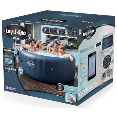 DMUCHANE SPA MILAN 196x71 cm 6 os. WiFi - BESTWAY 54184