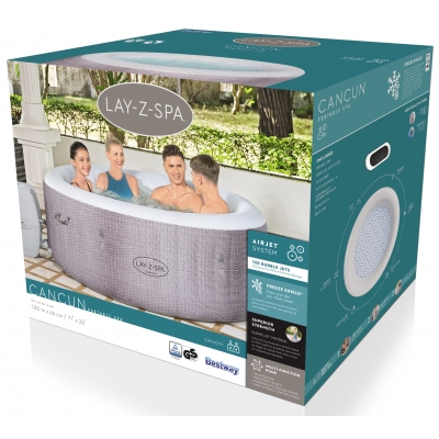 DMUCHANE JACUZZI SPA CANCUN 180x66 cm 4 os. - BESTWAY 60003