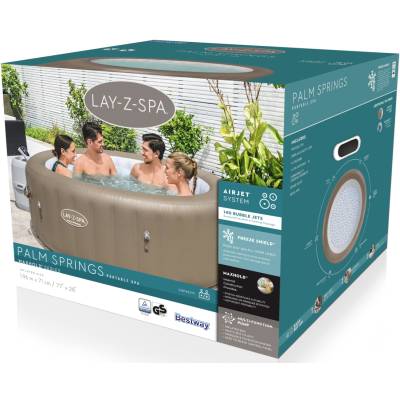 Dmuchane jacuzzi spa Palm Springs 196x71 cm 6 os. WiFi - Bestway 60017