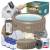 Zestaw PRESTIGE dmuchane jacuzzi spa Palm Springs 196x71 cm 6 os. WiFi - Bestway 60017