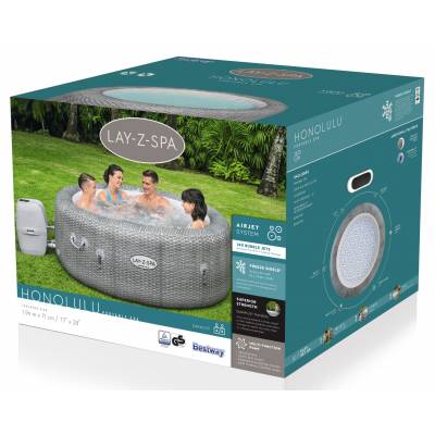 Dmuchane jacuzzi spa Honolulu 196x71 cm 6 os. WiFi - Bestway 60019