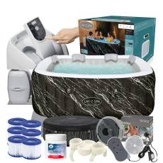 Zestaw PRESTIGE dmuchane jacuzzi spa Hollywood 180x180x66 cm - Bestway 6001F