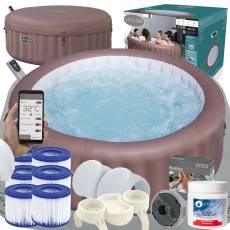 Zestaw PRESTIGE dmuchane jacuzzi spa Hawaii 196x71 cm 6 os. WiFi - Bestway 6001G