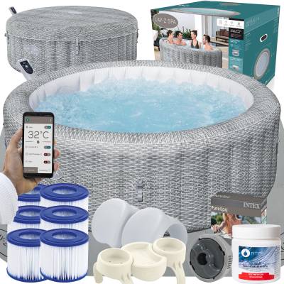 Zestaw PRESTIGE dmuchane jacuzzi spa Bali 196x71 cm 6 os. WiFi - Bestway 6001N