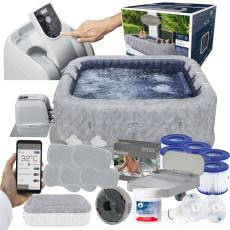 Zestaw PRESTIGE dmuchane jacuzzi spa San Francisco 230x230x71 cm 7 os. WiFi - Bestway 6001Q