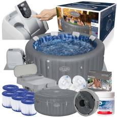 Zestaw PRESTIGE dmuchane jacuzzi spa Santorini 216x80 cm 7 os. WiFi - Bestway 6001T