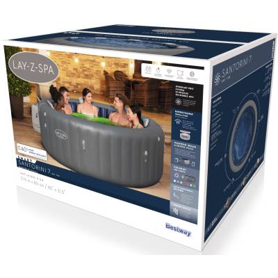 Zestaw PRESTIGE dmuchane jacuzzi spa Santorini 216x80 cm 7 os. WiFi - Bestway 6001T