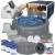 Zestaw PRESTIGE dmuchane jacuzzi spa Santorini 216x80 cm 7 os. WiFi - Bestway 6001T