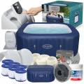 FULL ZESTAW DMUCHANE SPA JACUZZI HAWAII 180x180x71 cm - BESTWAY 60021