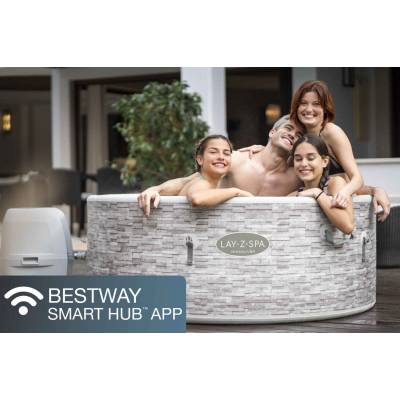 DMUCHANE JACUZZI SPA VANCOUVER WiFi 155x60 cm 5 os. - BESTWAY 60027