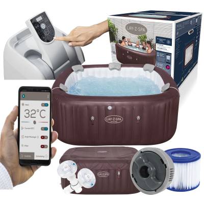 Dmuchane jacuzzi spa Maldives 201x201x80 cm 7 os. WiFi - Bestway 6001U / 60033