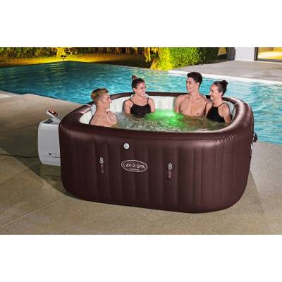 Zestaw PRESTIGE dmuchane jacuzzi spa Maldives 201x201x80 cm 7 os. WiFi - Bestway 6001U / 60033