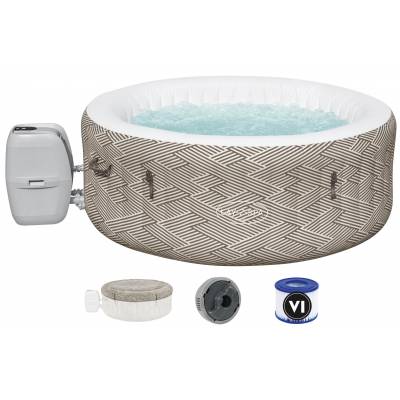 Zestaw PRESTIGE dmuchane jacuzzi spa MADRID WiFi 180x66 cm 4 os. - Bestway 60055